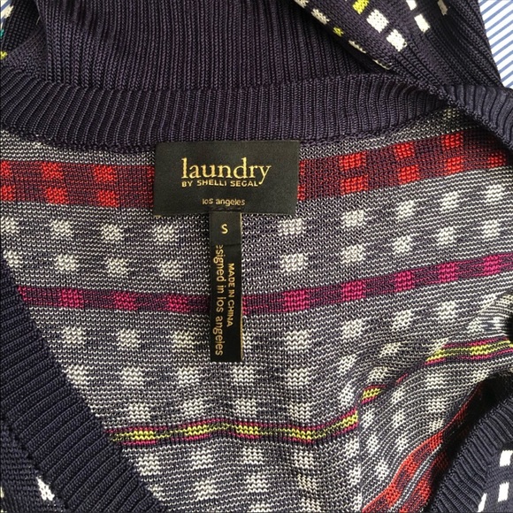 Laundry by Shelli Segal multi colored form fitting  knit dress in size Small - Picture 7 of 13